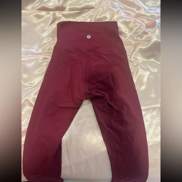 Lululemon Align HR leggings 28” Red Merlot - Picture 2 of 7